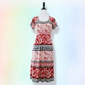 Spence size 4 empire tie waist dress‎ floral liberty print
